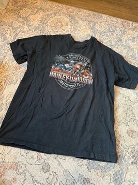 Harley-Davidson Black Short Sleeve Motorcycle Graphic Tee